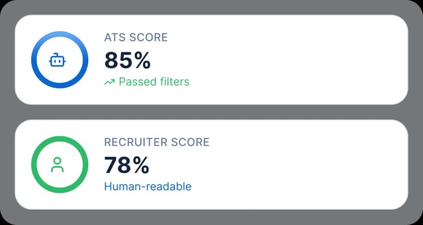 Resume AI (ATS + Recruiter Scoring)