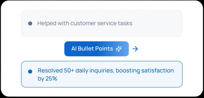 AI Bullet Point Rewriter